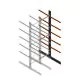 Schweres Kragarmregal doppelseitig 5000x1200x1200mm (hxbxt) 5 Ebenen Anbauregal