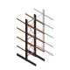 Schweres Kragarmregal beidseitig 5000x1200x1200mm (hxbxt) 4 Ebenen Anfangsregal