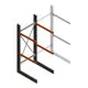 Schweres Kragarmregal einseitig 3000x1200x1200mm (hxbxt) 2 Ebenen Anfangsregal