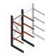 Schweres Kragarmregal einseitig 3000x1200x1200mm (hxbxt) 3 Ebenen Anfangsregal