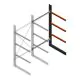 Schweres Kragarmregal einseitig 3000x1500x1200mm (hxbxt) 3 Ebenen Anbauregal