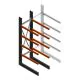 Schweres Kragarmregal einseitig 3000x800x1200mm (hxbxt) 4 Ebenen Anfangsregal