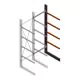 Schweres Kragarmregal einseitig 4000x1200x1200mm (hxbxt) 4 Ebenen Anbauregal