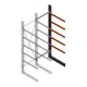 Schweres Kragarmregal einseitig 4000x1200x1200mm (hxbxt) 5 Ebenen Anbauregal