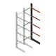 Schweres Kragarmregal einseitig 5000x1200x1200mm (hxbxt) 4 Ebenen Anbauregal