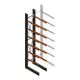Schweres Kragarmregal einseitig 5000x1200x1200mm (hxbxt) 6 Ebenen Anfangsregal