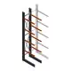 Schweres Kragarmregal einseitig 5000x800x1200mm (hxbxt) 4 Ebenen Anfangsregal