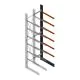 Schweres Kragarmregal einseitig 5000x800x1200mm (hxbxt) 6 Ebenen Anbauregal