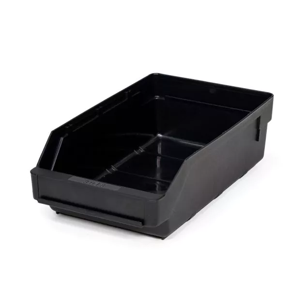 Lagerbehälter 3018 Schwarz (ESD) 300x180x95mm (lxbxh)
