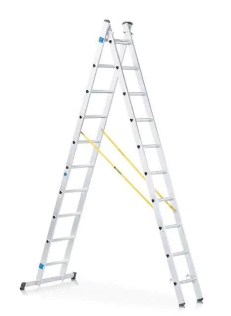 Bock- und Anlegeleiter Zarges Combimaster DX 2x14 Sprossen