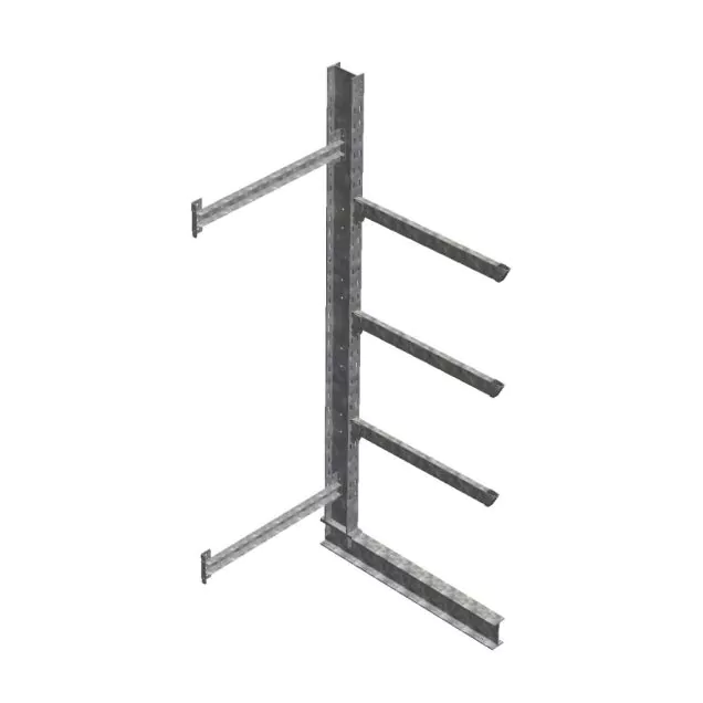 Anbauregal CRH BR24 EZ IPE200/120403 3Eb. - 3500x1500x1240mm (hxbxt) Thermisch Verzinkt