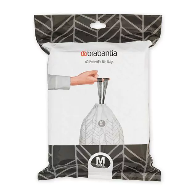 Abfallsack Brabantia mit Zugbandschluss für Einheit 60ltr weiß