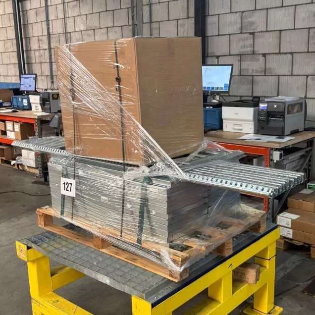 Vorteilsangebot gebrauchtes MD Fachbodenregal 2000x4055x600 mm (hxbxt) 5 Ebenen