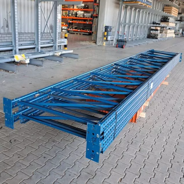 Vorteilsangebot gebrauchtes Polypal Palettenregal 7300x11140x1100mm (hxbxt) 4 Ebenen