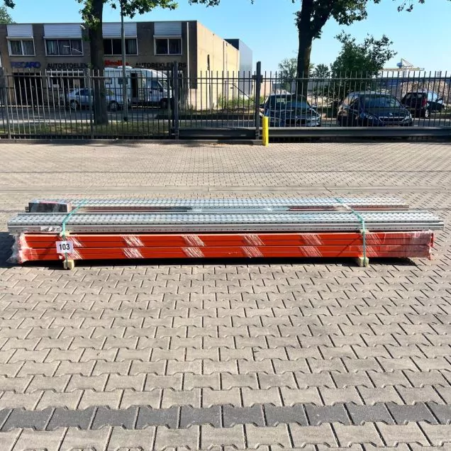Sonderposten teils gebrauchtes AR T2 Palettenregal 3850x18600x1100mm (hxbxt) 2 Ebenen