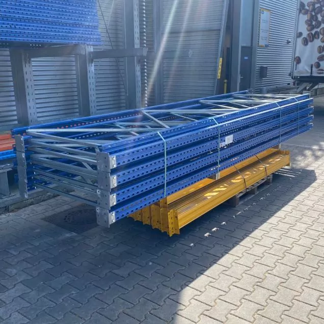 Sonderposten gebrauchte JH MPB Palettenregal 4500x19580x1100mm (hxbxt) 2 Ebenen