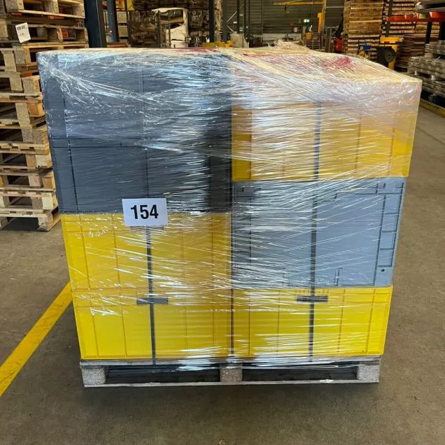 Sonderposten 68 Lagerbehälter blau/rot