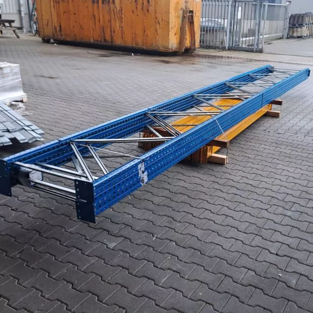 Sonderposten gebrauchte Esmena Palettenregal 7000x5625x900mm (hxbxt) 4 Ebenen