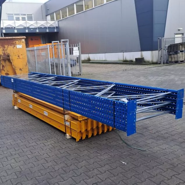 Sonderposten gebrauchte Esmena Palettenregal 5800x14475x1100mm (hxbxt) 5 Ebenen