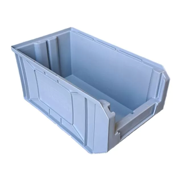 Gebrauchte Lagerbehälter, Stapelbehälter 345x205x160 mm (lxbxh) grau