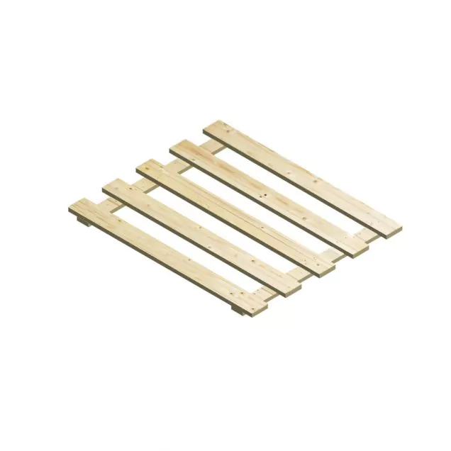 Fichtenholz-Steg 50% offen 890x1092x20 mm