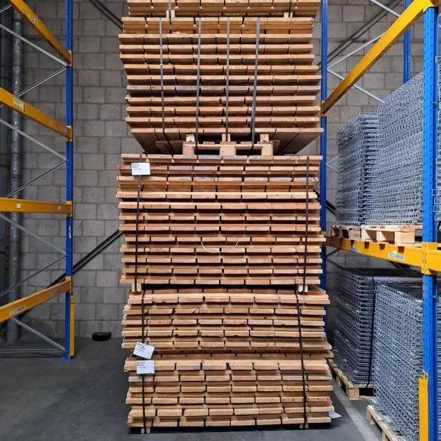 Steg 50% offen letztes Brett fehlt - 2680x1100mm Klammerabstand 50mm Gebraucht