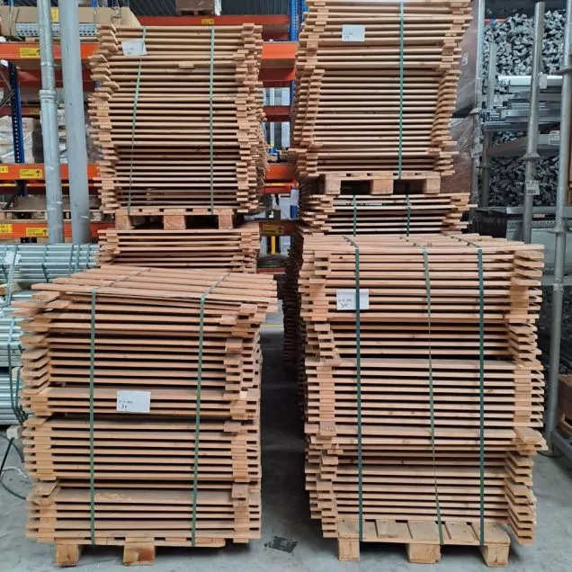Gebruikte vlonder 40% gesloten 1195x1100x20 mm