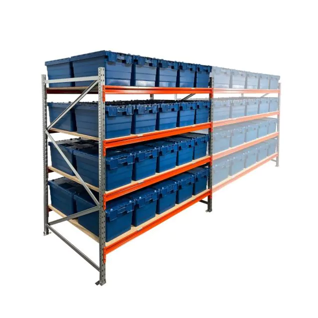 Fächerschrank AR 2000x2250x1200 mm (hxbxt) 4 Ebenen mit 40 Verteilungsbehältern Anfangsregal
