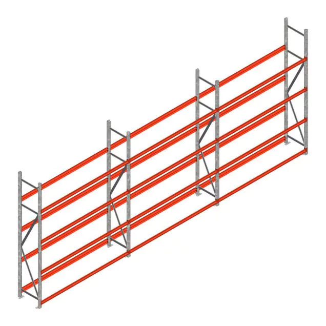 Vorteilsreihe Reifenregal Weitspannregal AR 2500x6230x400mm (hxbxt) 4 Ebenen