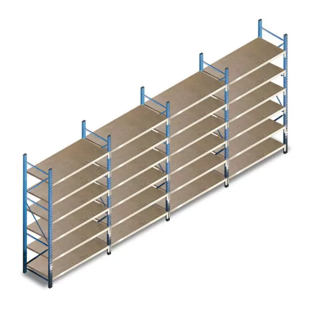 Vorteilsreihe teils gebrauchte Bosal Weitspannregal 2900x7450x900 mm (hxbxt) 6 Ebenen