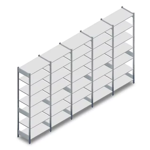 Vorteilsreihe gebrauchte Heavy Duty Fachbodenregal 3000x6680x600 mm (hxbxt) 7 Ebenen