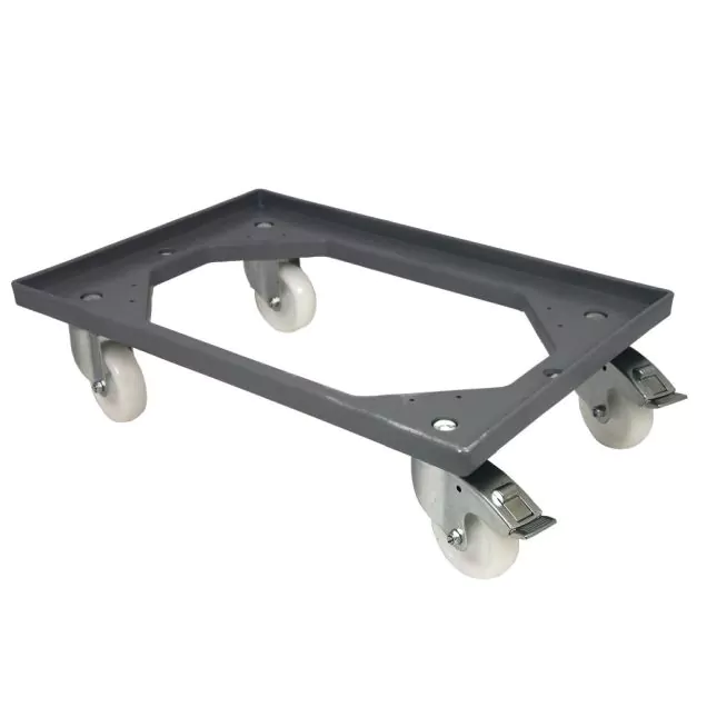 Eurobehälter Rollplatte 250 kg mit Bremse grau