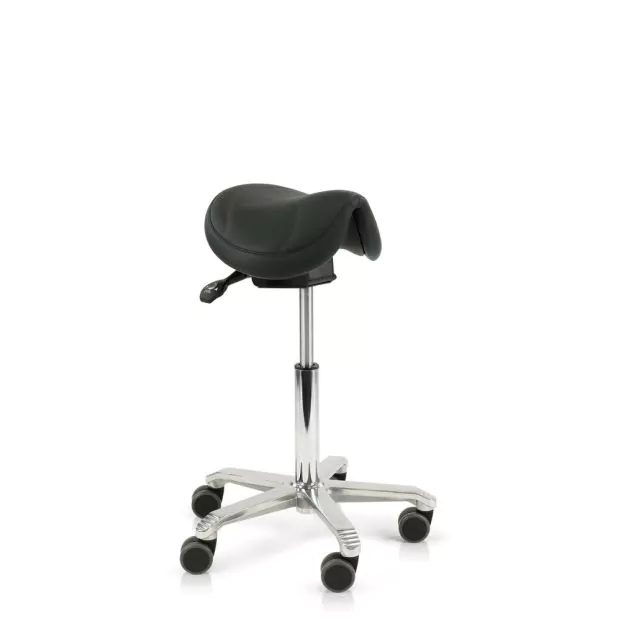 Score Sattelhocker Amazone mit Rollen Schwarz