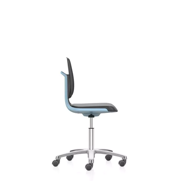 Bimos Arbeitsstuhl Labsit mit Rollen Blau