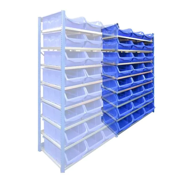 Fächerschrank Medium Duty 2000x1000x500 mm (hxbxt) 8 Ebenen Anbauregal