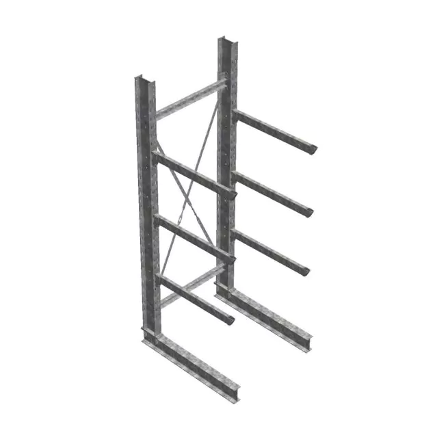 Anfangsregal CRH BR24 EZ IPE200/120403 3Eb. - 3500x1200x1240mm (hxbxt) Thermisch Verzinkt