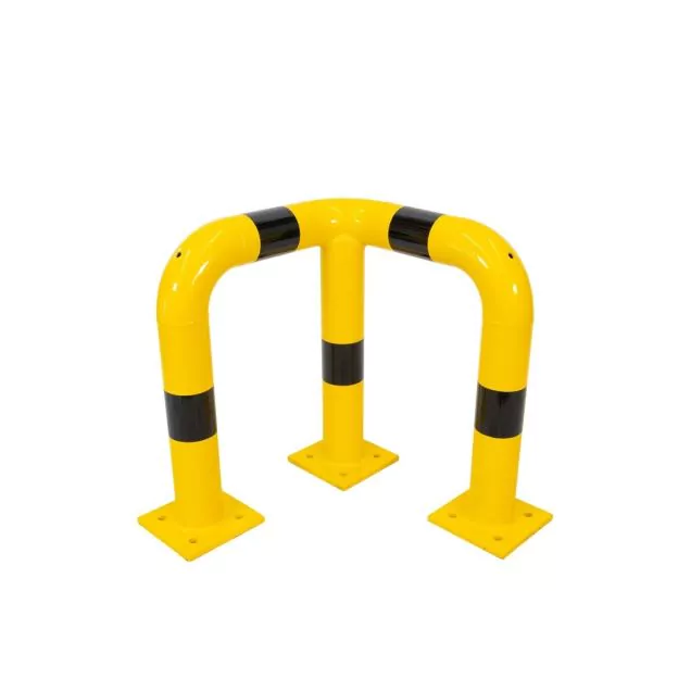 Eckschutz 490x490x500mm ø76mm Gelb/schwarz