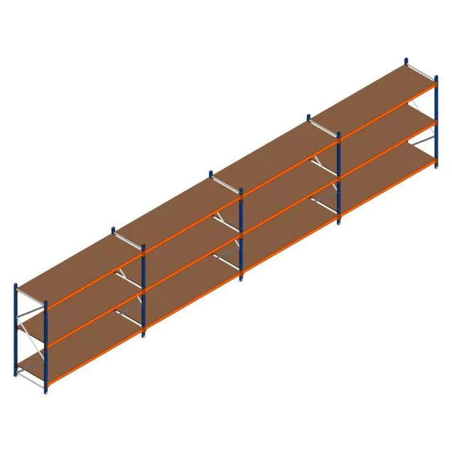Vorteilsreihe Weitspannregal Kimer 1750x9250x800 mm (hxbxt) 3 Ebenen