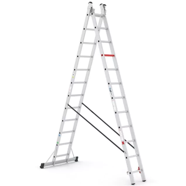 Vielzweckleiter Wixor 2x12 Sprossen