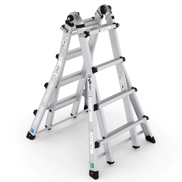 Klappleiter Wixor 4x4 Sprossen