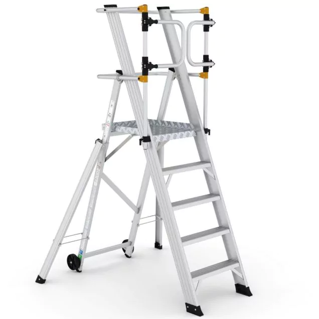 Lagertreppe Wixor klappbar extra sicher 5 Stufen