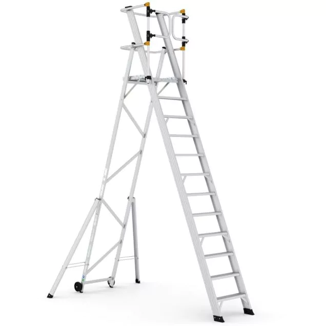 Lagertreppe Wixor klappbar extra sicher 12 Stufen