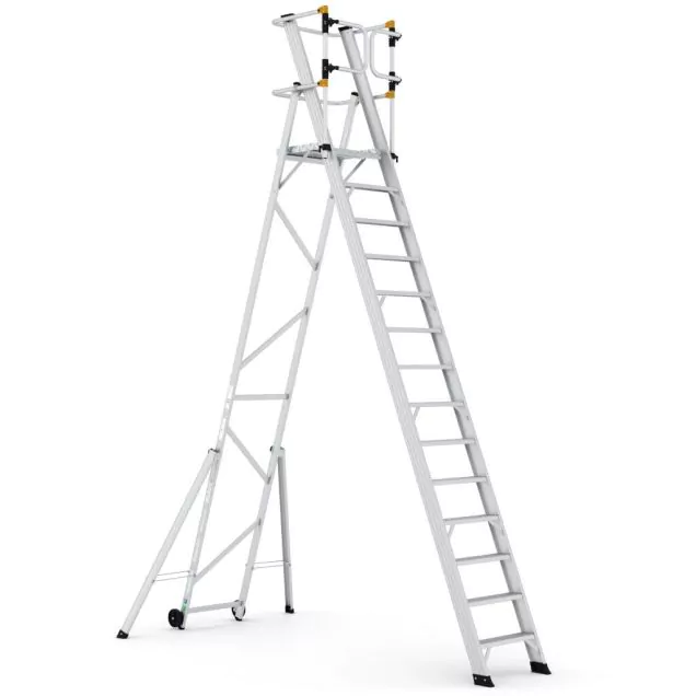 Lagertreppe Wixor klappbar extra sicher 14 Stufen