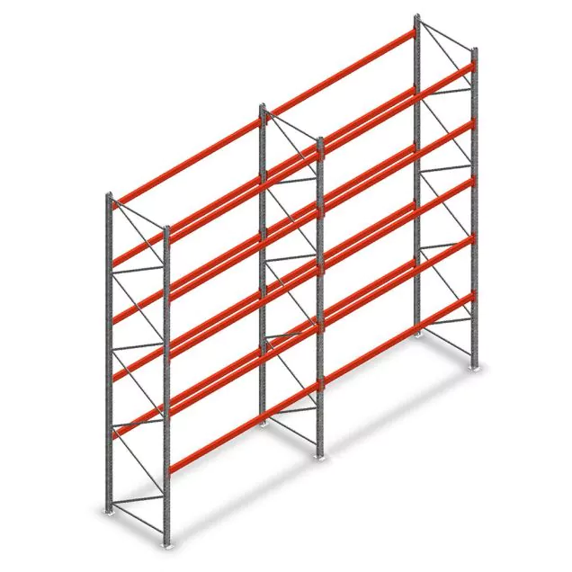 Kombiangebot Palettenregal AR T2 5000x5640x1100 mm (hxbxt) 5 Ebenen 1820kg/Ebene