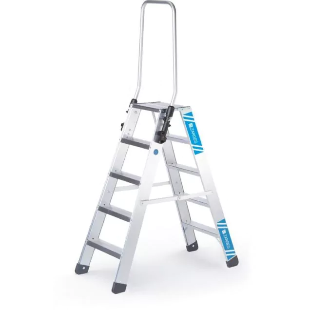 Industrietreppe Zarges Seventec B doppelseitig 2x5 Stufen 1100 mm