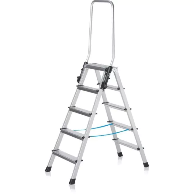 Industrietreppe Zarges XLstep B doppelseitig 2x5 Stufen 1240 mm