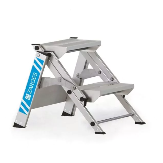 Trittleiter Zarges Plazastep P klappbar 2 Stufen 440 mm