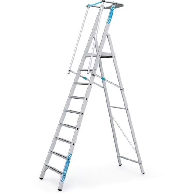 Plattformtreppe Zarges ZAP Safemaster S 9 Stufen 2340 mm