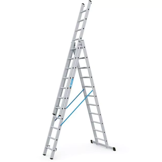 Reformleiter Zarges Skymaster DX 3-teilig 3x11 Sprossen 7200 mm
