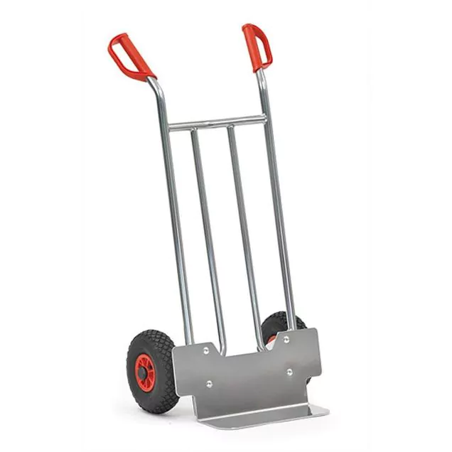 Aluminium Sackkarre 150 kg 1150 mm mit Luftreifen, 150 mm Schaufel